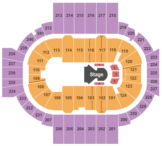 Cirque Du Soleil Luzia Seating Chart